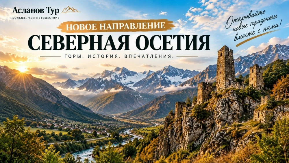 НОВОЕ НАПРАВЛЕНИЕ «АСЛАНОВ ТУР» — СЕВЕРНАЯ ОСЕТИЯ