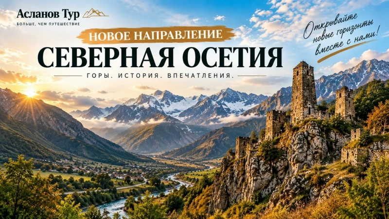 НОВОЕ НАПРАВЛЕНИЕ «АСЛАНОВ ТУР» — СЕВЕРНАЯ ОСЕТИЯ