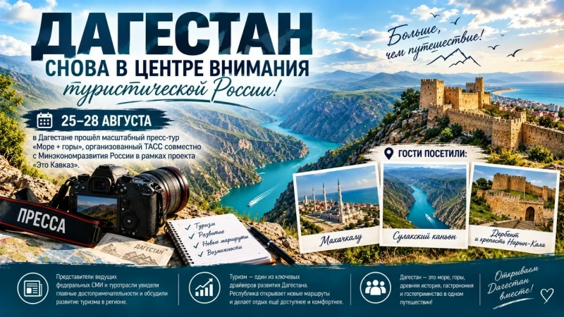 Дагестан снова в центре внимания туристической России